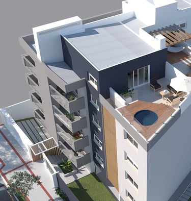 Prédio multifamiliar Fiori de Veneto na cidade de Pelotas. Construtora Valori Empreendimentos