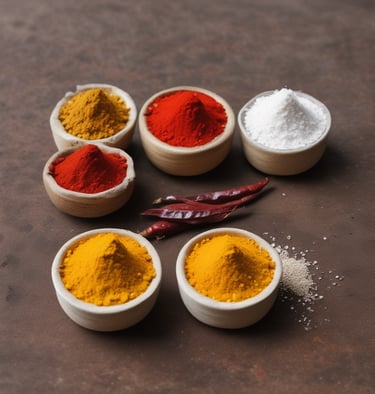 A serene landscape featuring lush greenery and vibrant flowers.