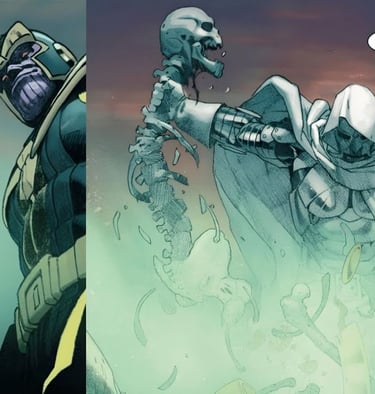 Thanos and Dr Doom