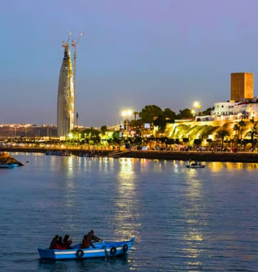 Visite nocturne Rabat Maroc 