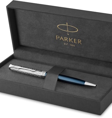 Bolígrafo Parker de lujo en caja de regalo, idea elegante de regalo para hombre