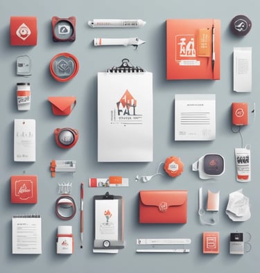 A sleek modern website displayed on a desktop screen with SEO analytics charts.