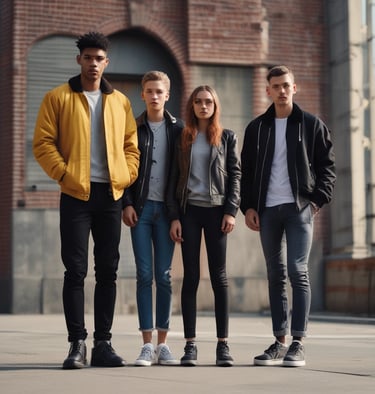 A collection of personalized business cards and marketing materials spread on a wooden table.
