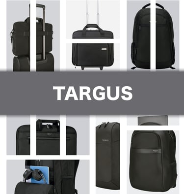 PORTADA DE UN CATÁLOGO DE PRDOUCTOS TARGUS
