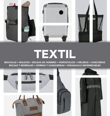 PORTADA DE UN CATÁLOGO DE PRODUCTOS TEXTILES