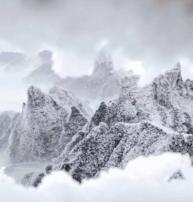 tianmen mountain winter