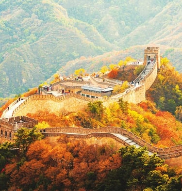Great Wall Beijing in fall