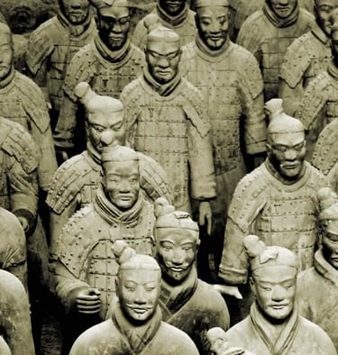 terracotta warriors