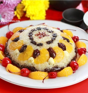 Eight-Treasure Rice Pudding (八宝饭)