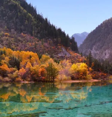 Jiuzhaigou in Autumn