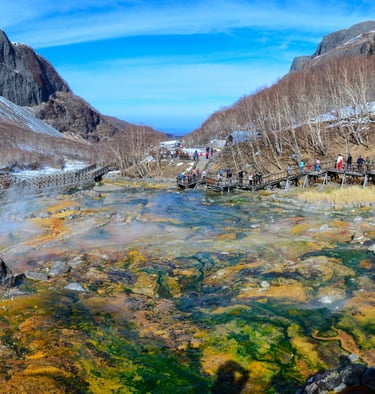Changbai Mountain Dragon Gathering Volcano Hot Spring, Jilin