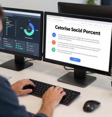 green and white braille typewriter