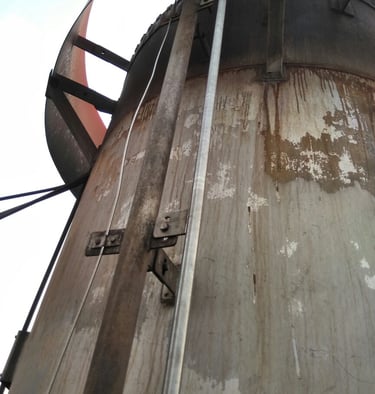 Flare Stack in a Steel Plant