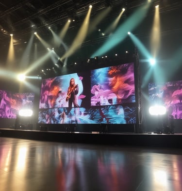 group of people enjoying concert