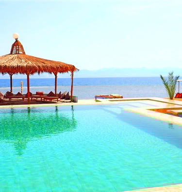 Pool view from Bedouin star beach