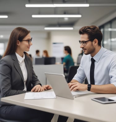 A friendly customer service agent ready to help with quick support requests.