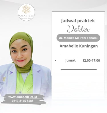 amabelle skincare dr monika schedule