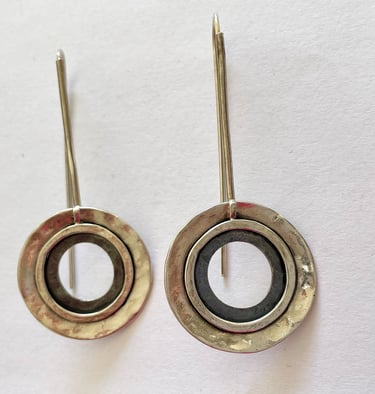 Silpada Modernist Disc Earrings