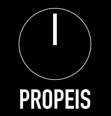 Logo Propeis Negro