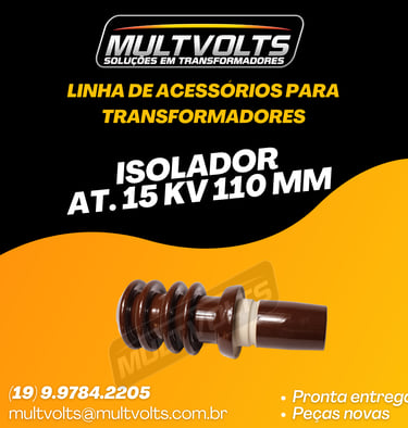 Isolador At 15 KV 110 mm