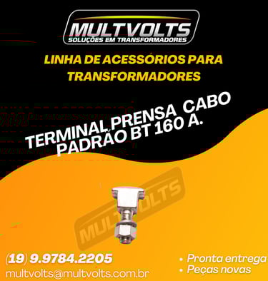 Terminal Prensa Cabo Padrão BT 160 A