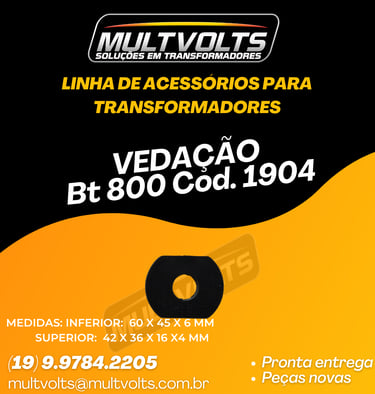 Vedação BT 800 Codigo 1527
