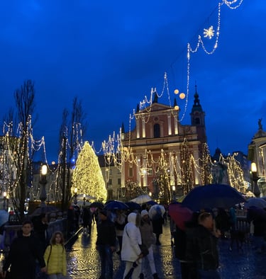 Ljubljana Christmas decorations