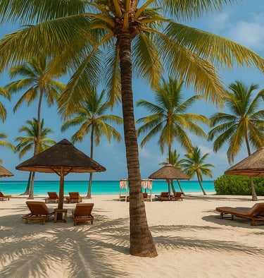 Zanzibar sightseeing guide 2025 – explore Stone Town, Nungwi Beach, Kendwa Beach, The Rock Restaurant, Mnemba Atoll snorkelin