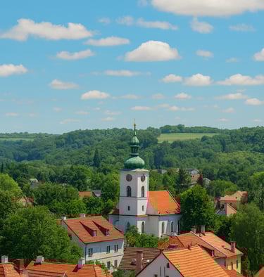 impression from Uvaly, the pretty town close to Prague where the event is going to be held