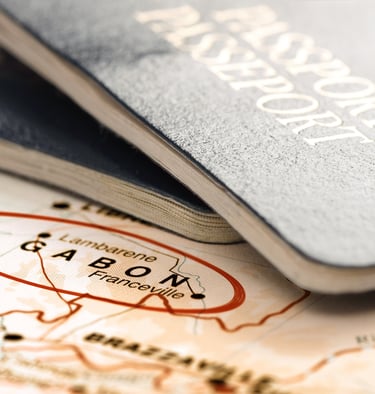 A valid passport is required for entering Gabon.