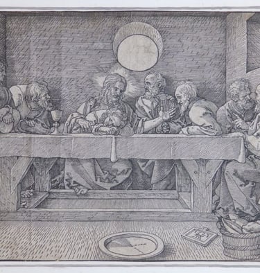 Woodcut print by Albrecht Durer (1471-1528).