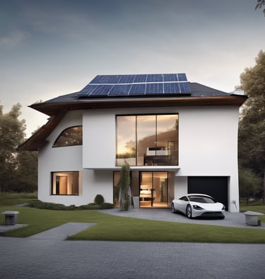 a white car with its front facing the camera