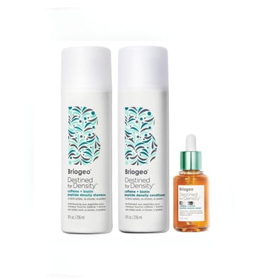 hair density thickness set, hair thickening serum shampoo and conditioner set, hair thickness set