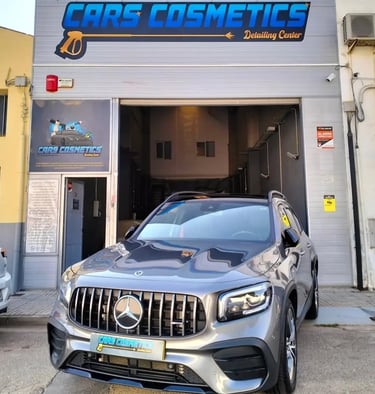 Aplicación de cerámico premium en taller de Girona