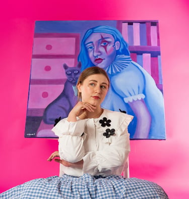 Salomé Quetier peintre illustratrice ateliers créatifs Vendée