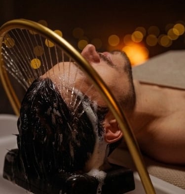 Soin Head Spa réalisé chez Fée Pour Vous