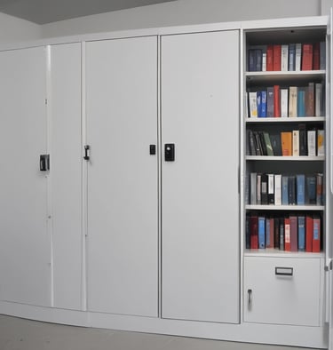 A clean, well-organized hospital room featuring modern hospital beds and furniture.