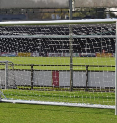 Aluminium voetbaldoel op maat voor een voetbalvereniging
