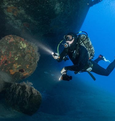 Wreck Propeller in Madeira