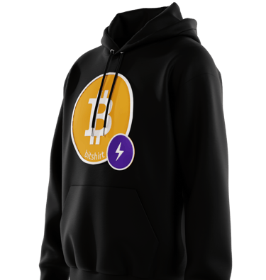 Hoodie Bitshirt Silicone Bitcoin "Satoshi".