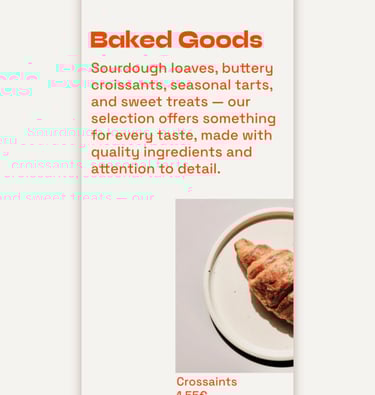 Webdesign-Layout im Markenstil