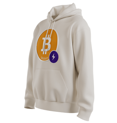 Hoodie Bitshirt Silicone Bitcoin "Nemesis".