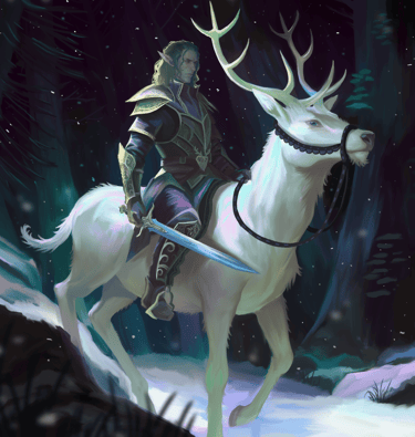 okami art illustration elfe personnage medieval fantasy jeu role play
