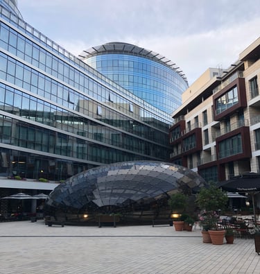 Atriumm of the Capital Centar Podgorica Montenegro