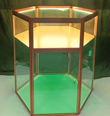 Hexagonal Portable jewellery counter