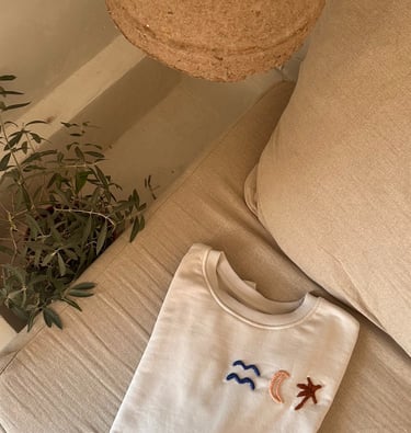 diy broderie colle chaude sweat