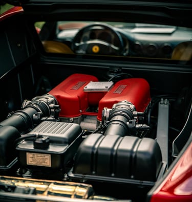 Moteur de voiture sportive et expertise en mécanique automobile Pit Stop Performance