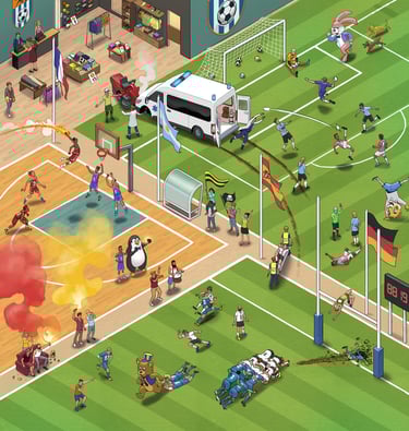 jeu observation quizz événement sport