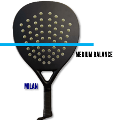 padel-vibes-teardrop racket with medium-balance