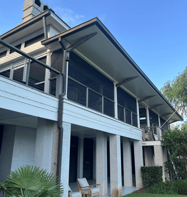 Custom outdoor screen systems for homes in Myrtle Beach, SC.